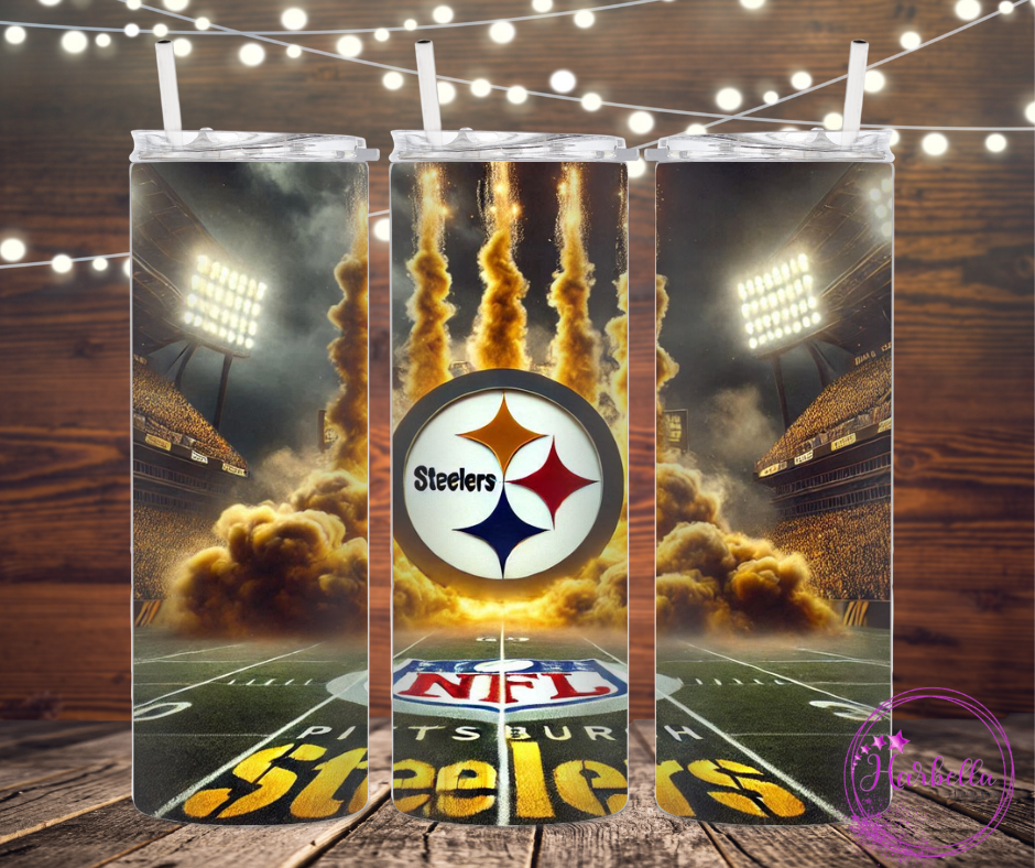 NFL Themed Tumblers ~ Steelers
