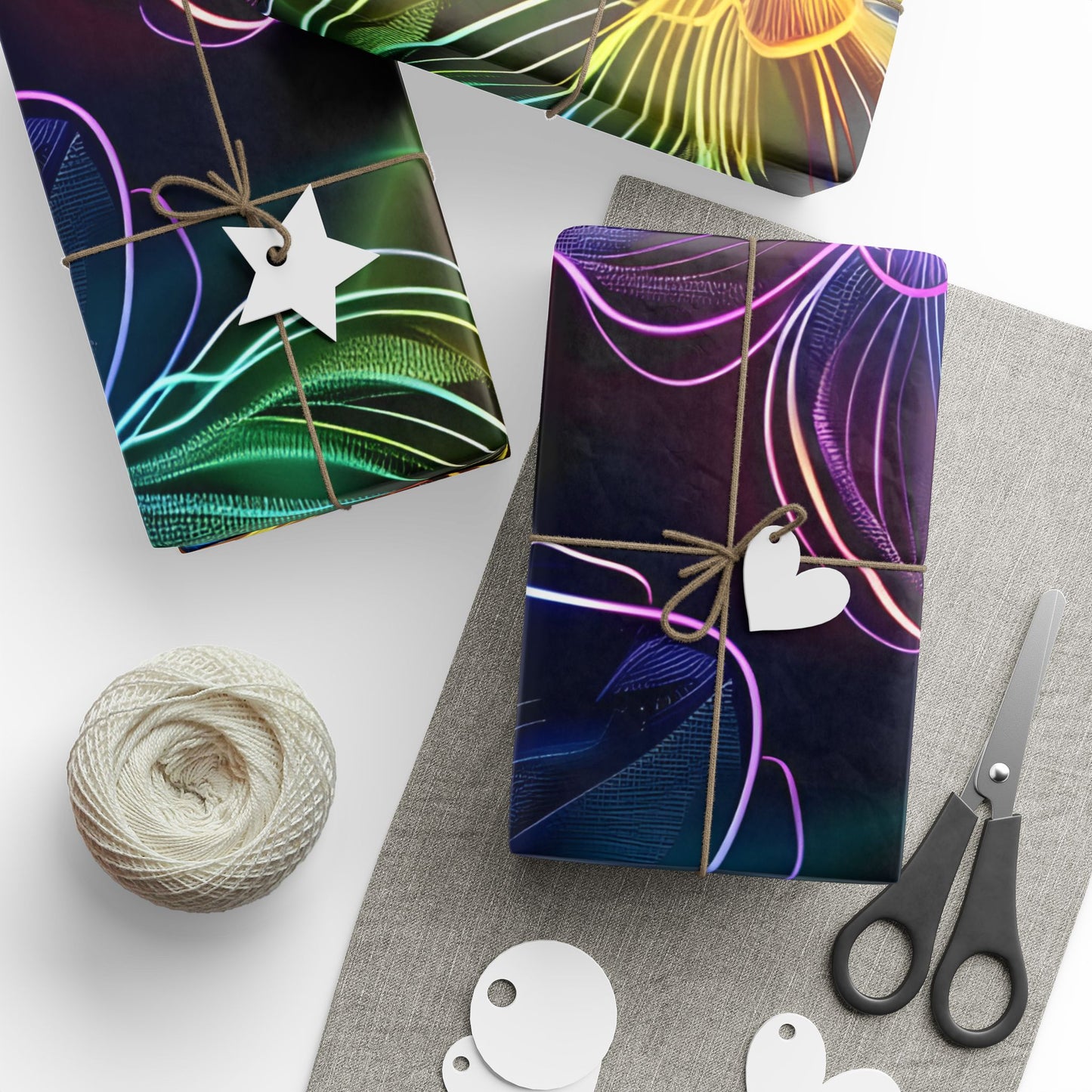 Vibrant Floral Wrapping Paper, Colorful Gift Wrap for All Occasions, Birthday, Holiday, Party Supplies, Creative Present Packaging
