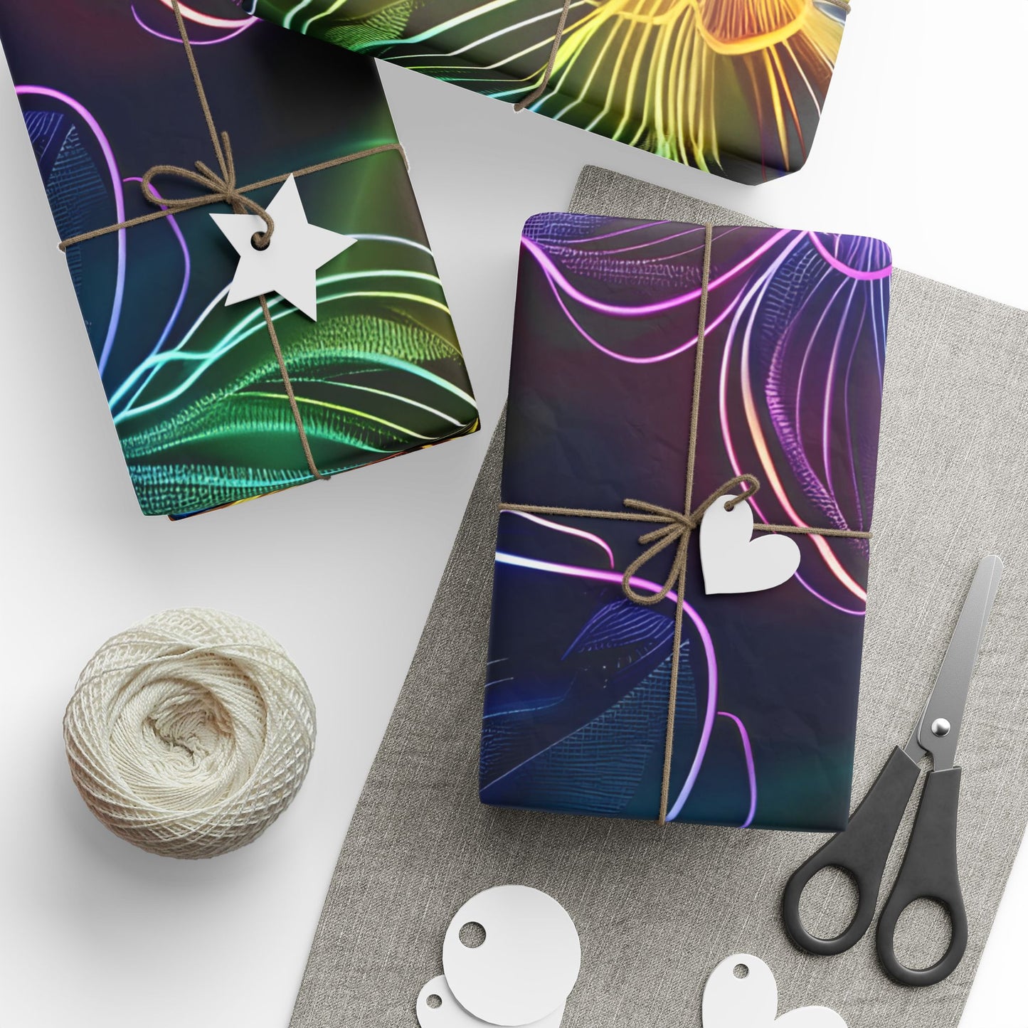 Vibrant Floral Wrapping Paper, Colorful Gift Wrap for All Occasions, Birthday, Holiday, Party Supplies, Creative Present Packaging
