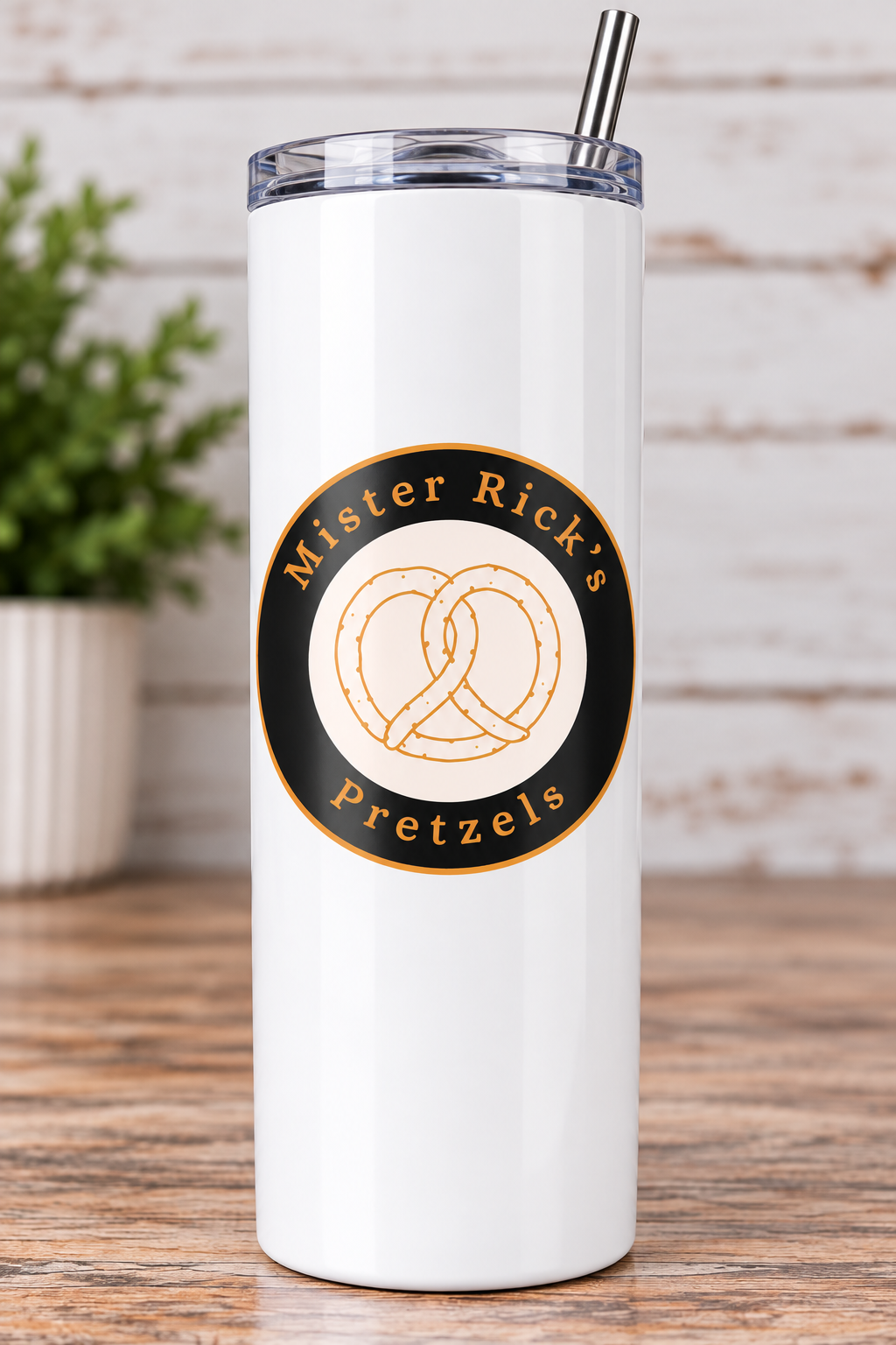 Mister Rick’s Pretzels 20 oz Hogg Skinny Tumbler