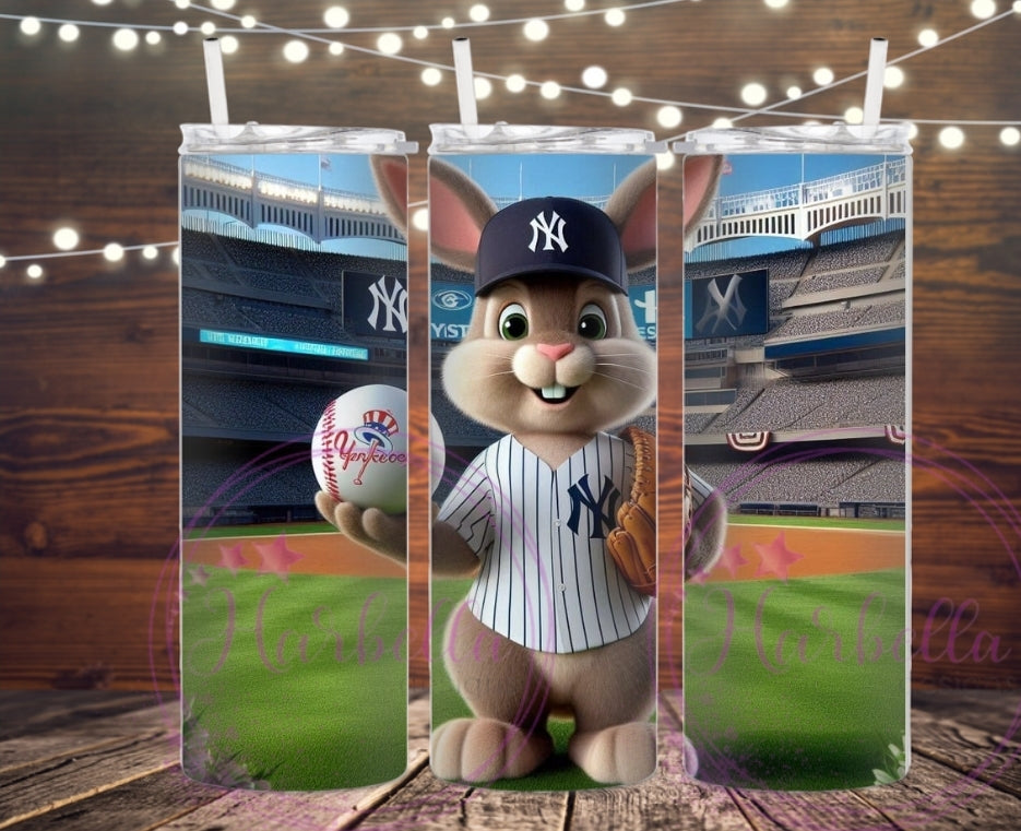 Easter themed Baseball Tumblers