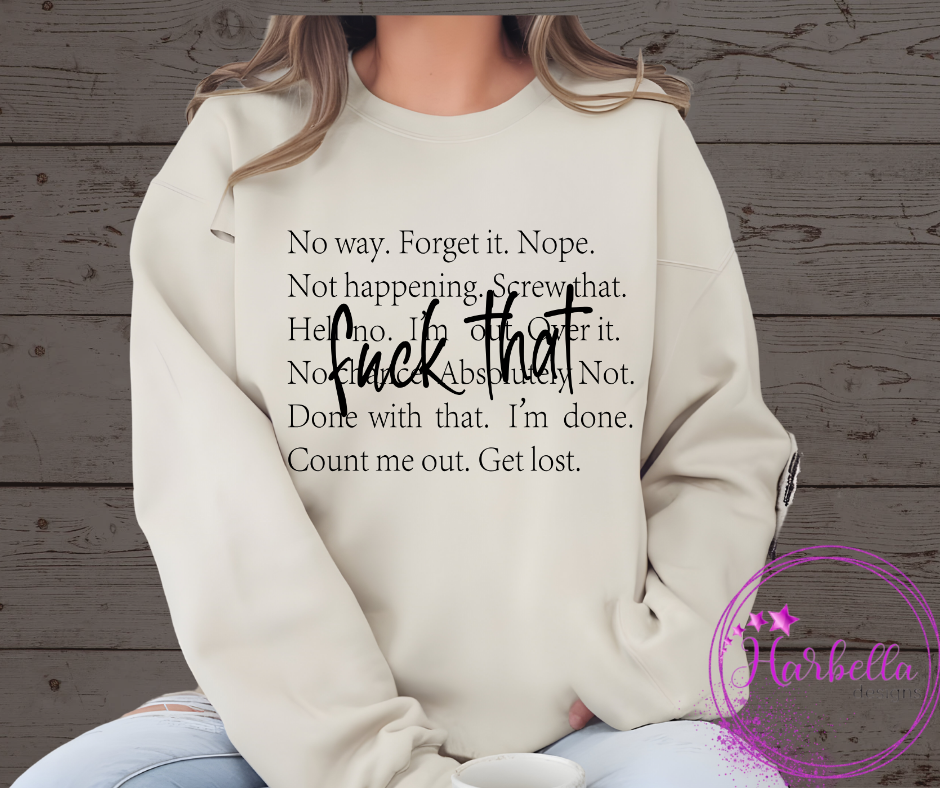 F-That crewneck