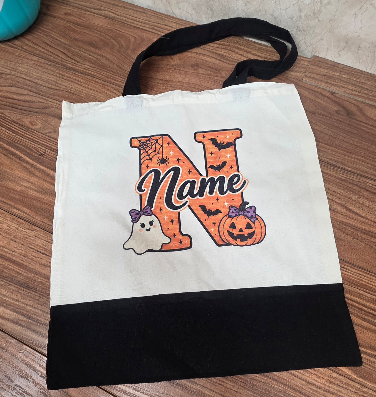 🎃 Personalized Halloween Tote Bag 👻
