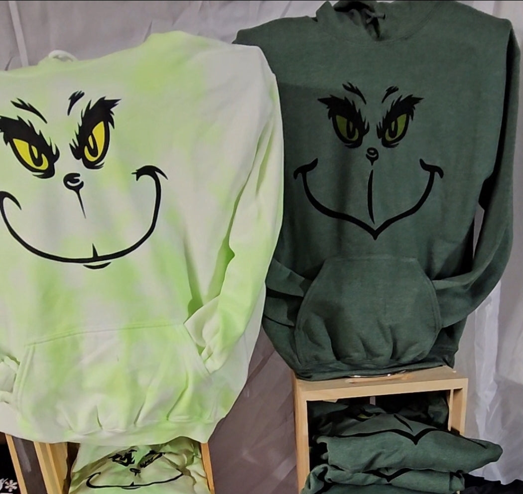 Grinch seasonal hoodies