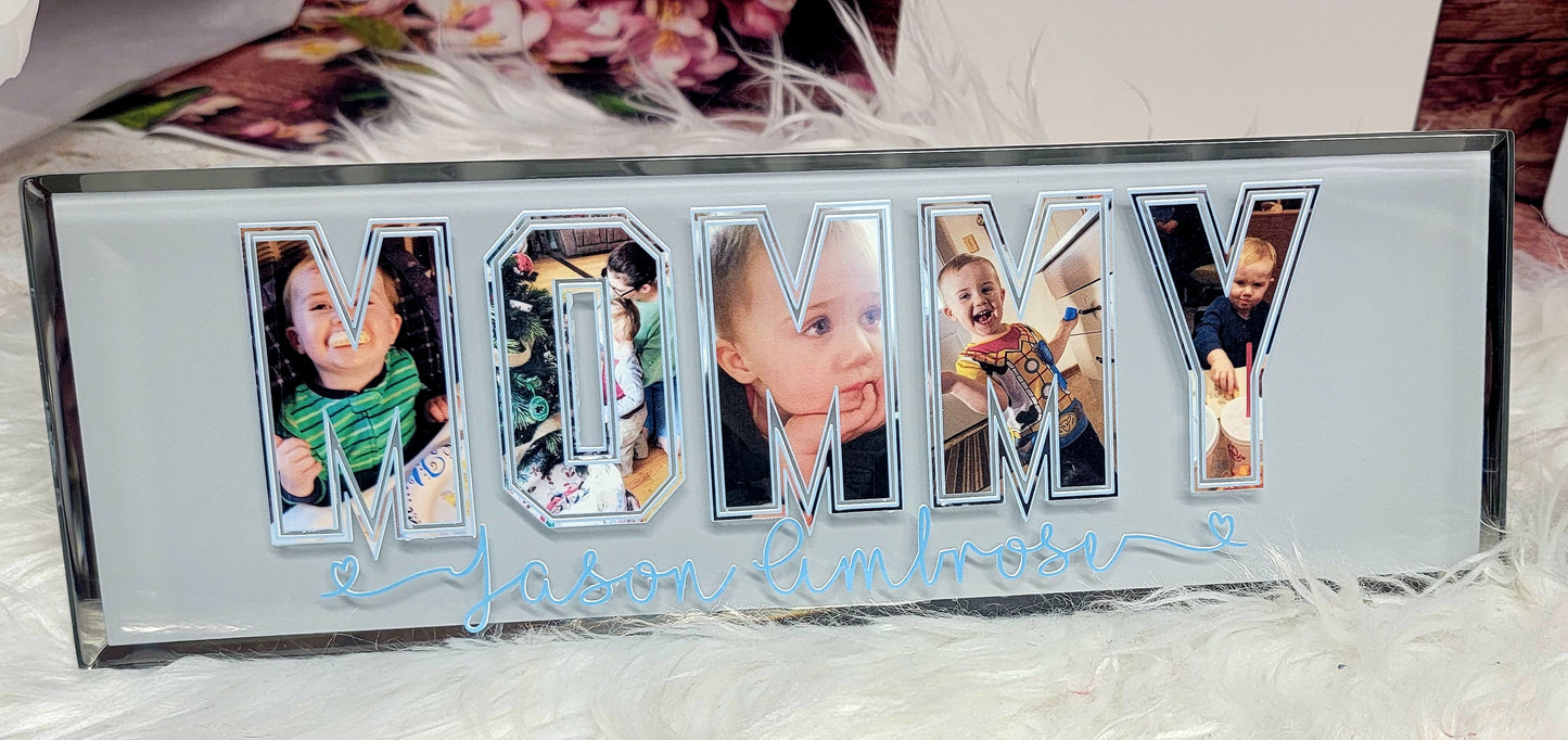 Custom glass tiles