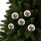 Personalized Dog Christmas Ornaments, Cute Pet Ornament, Custom Dog Lover Gift, Holiday Decor, Puppy Name Decoration