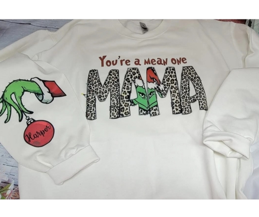 Grinch Mama Crewneck