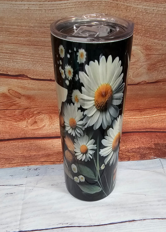 3D Flower clearance Tumbler