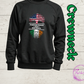 American Grown with Irish Roots – Patriotic Heritage Tee & Crewneck (Copy)