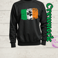 Home Is Where the Shamrock Is – Irish Flag Graphic Tee & Crewneck