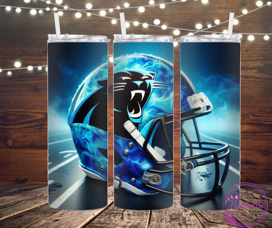 NFL Themed Tumbler~ Panthers
