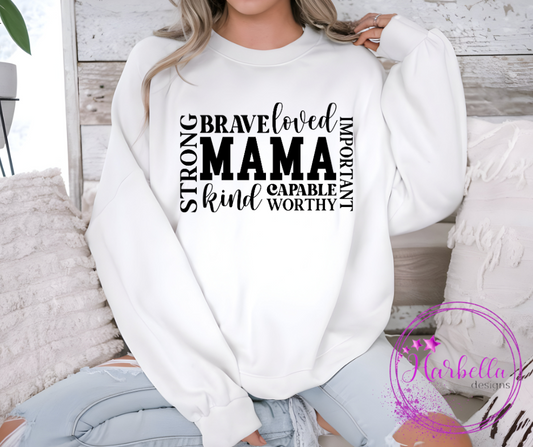 MAMA strong Crewneck