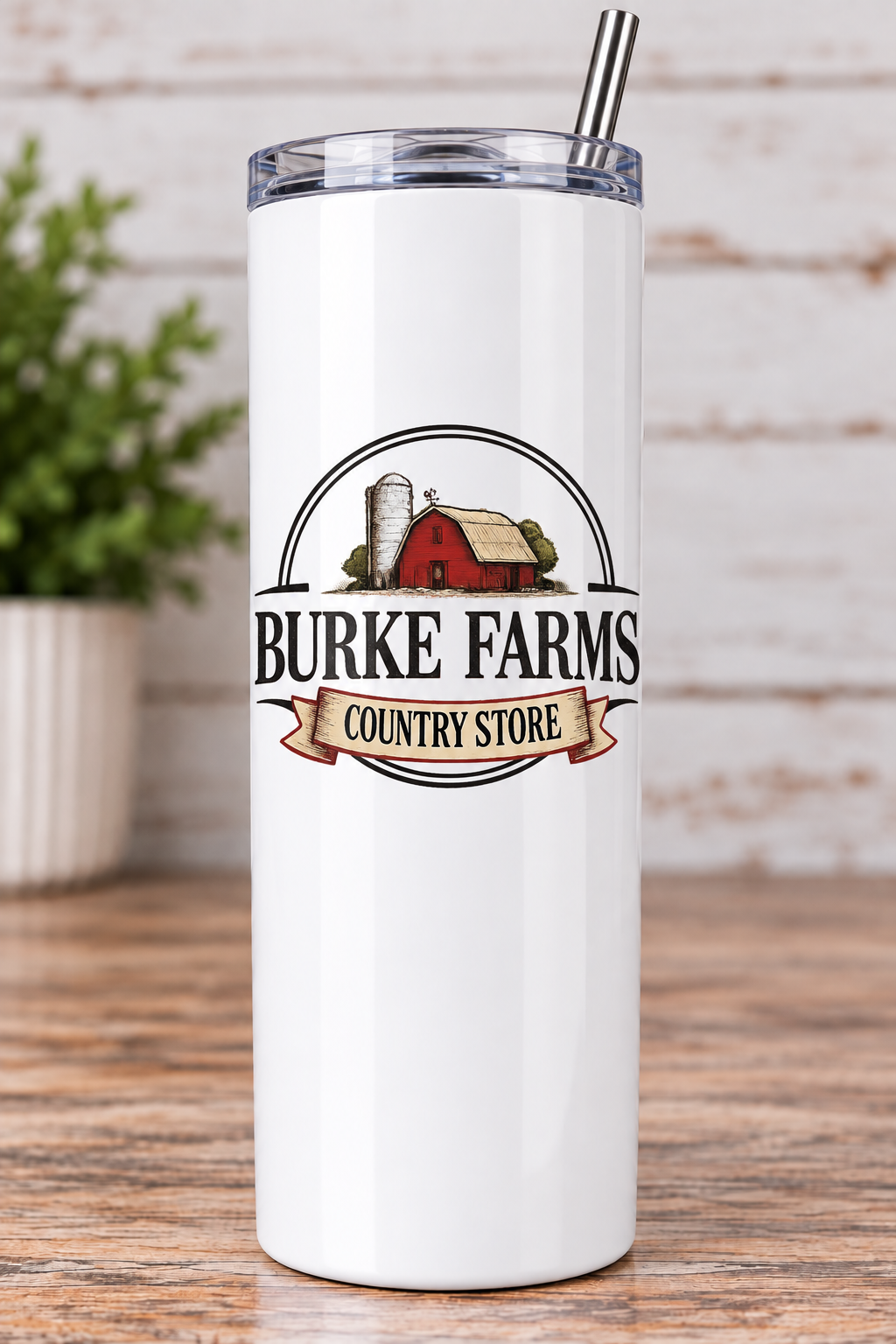 Burke Farms Country Store 20 oz Hogg Skinny Tumbler