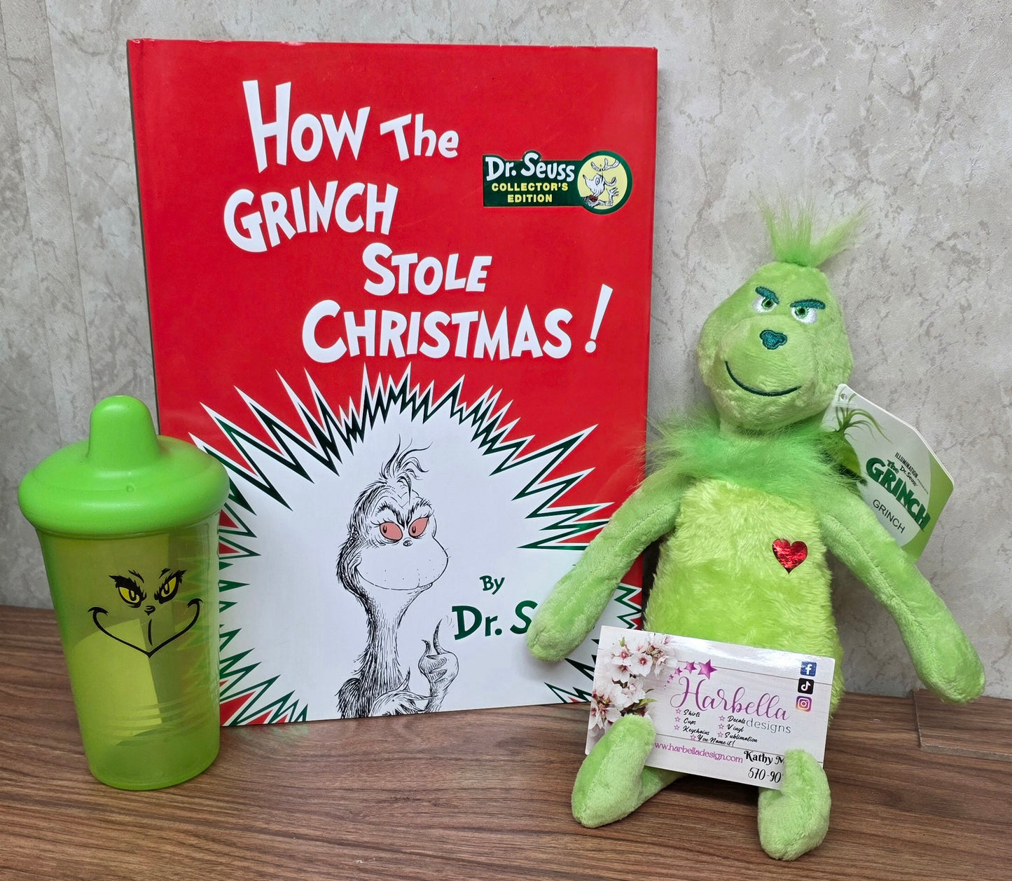 Grinch bedtime set
