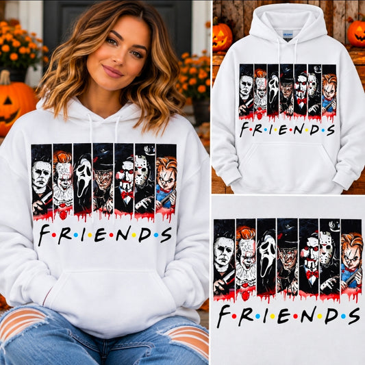 🎃 Horror Friends Halloween Hoodie