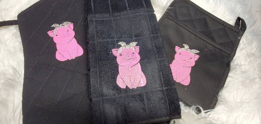 Piggies  oven set